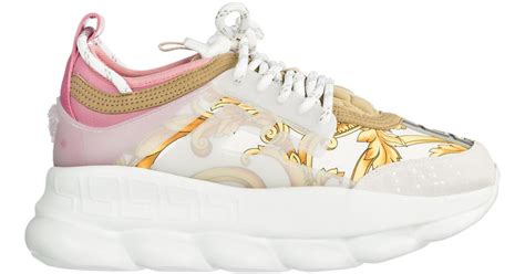 scarpe dona versace|versace pink sneakers.